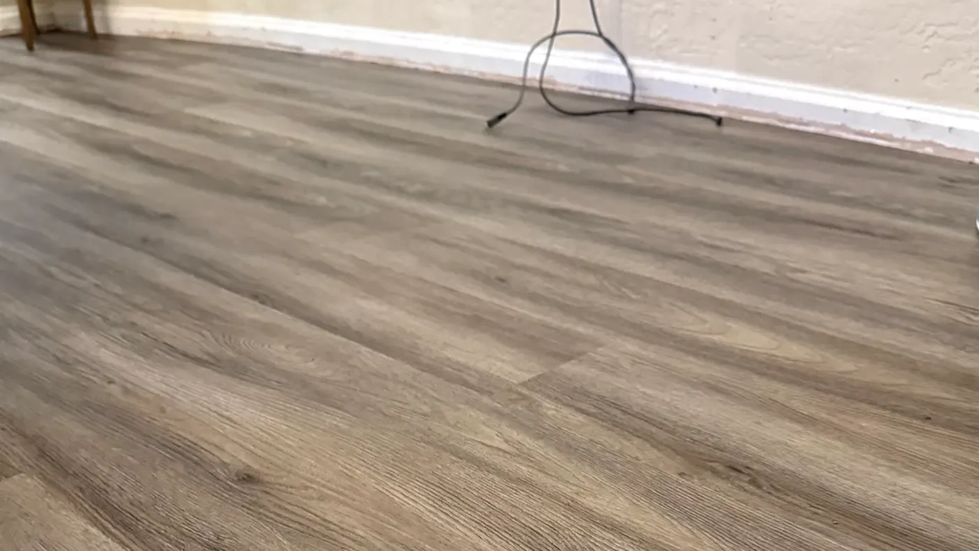 Finished flooring project