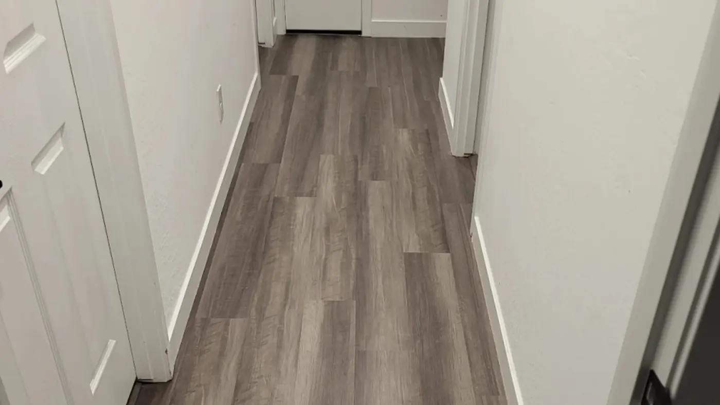 Finished flooring project